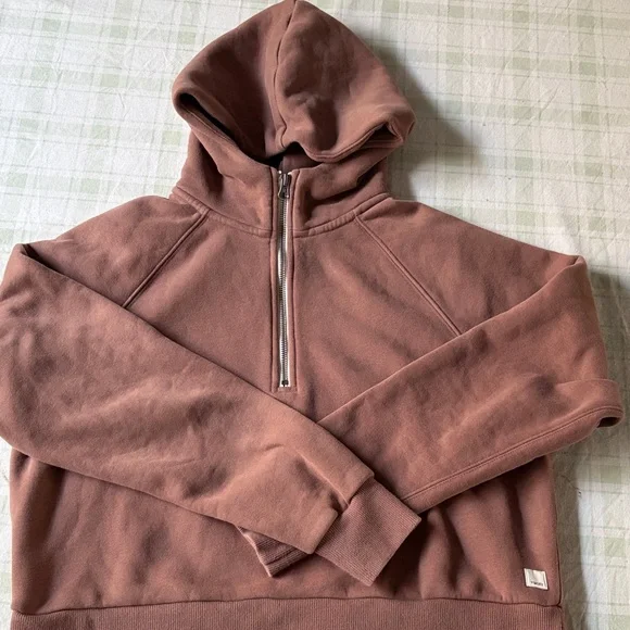 Vuori Brown zip up  hoodie - Picture 7 of 9